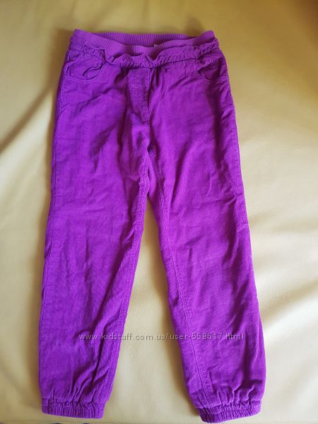 Штаны ,  брюки ,  вельветовые на подкладке,  CHICCO, 5 лет ,  110 см