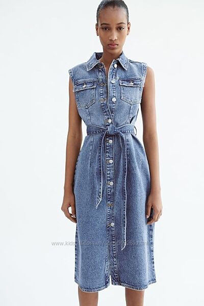 Стильна джинсова сукня Zara. Розмір S