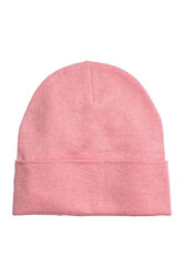 Женская теплая шапка из смесовой шерсти H&M Англия розовая мягкая
