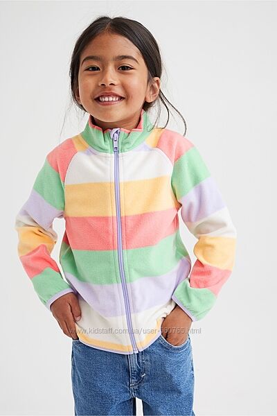  Флисовая кофта H&M Англия 2-10 лет 98-140 см термо поддева для девочки
