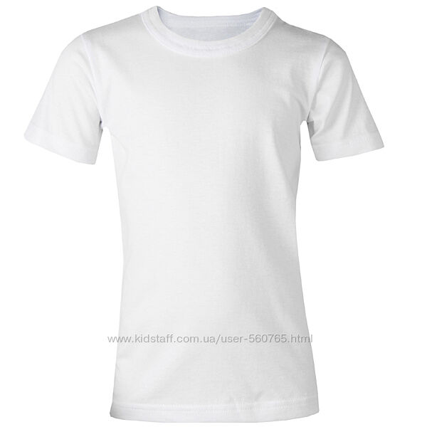 Белая футболка 104, 110, 116 см Габби Украина хлопковая удобная