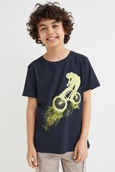 Хлопковая футболка H&M Англия 10-14 лет 146-170 см мальчику подростковая