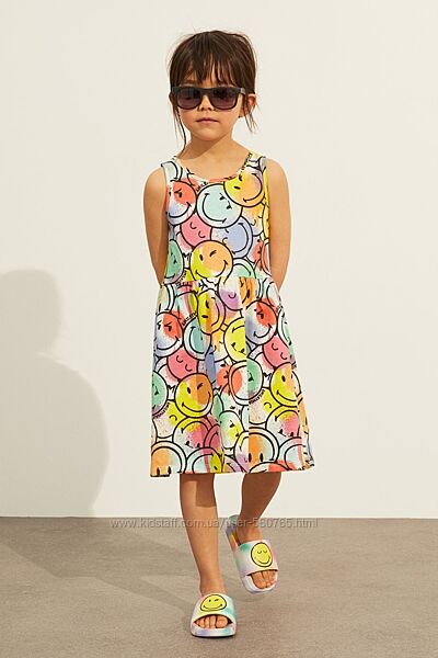 Платье для девочки H&M Англия 2-4 года SmileyWorld Новая Коллекция сарафан