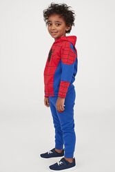 Костюм H&M Англия Спайдермен 86-92 см легкая кофта-худи и штаны Spider-man