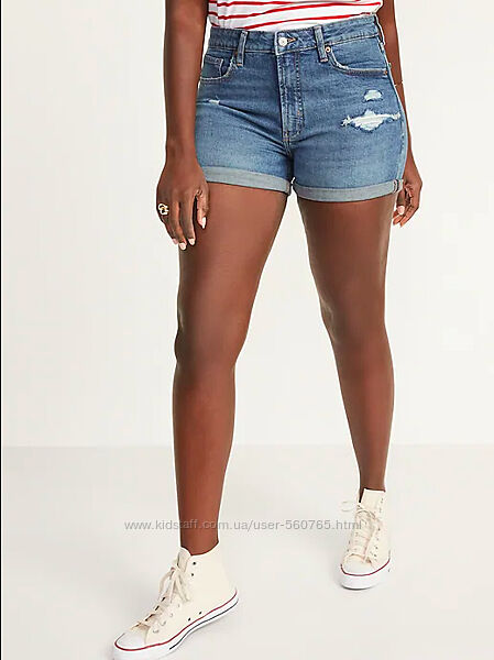 Женские джинсовые шорты OLD NAVY L-XL Америка модные и стильные