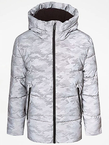 Зимняя куртка George Англия 7-8 лет 128 см светоотражающая на флисе
