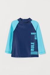 Футболка для плаванья H&M Англия UPF50 134-140 см 8-10 лет