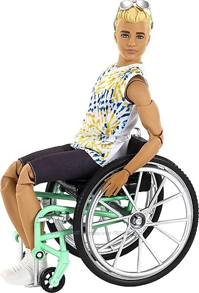 Кукла Барби Кен Модник шарнирный в инвалидной коляске Barbie Ken