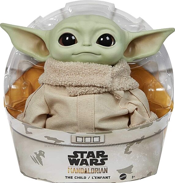 Мягкая игрушка Mattel Star Wars Малыш дитя Йода Грогу мандалорец Grogu baby