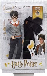 Коллекционная кукла Гарри Поттер с волшебной палочкой Harry Potter Mattel