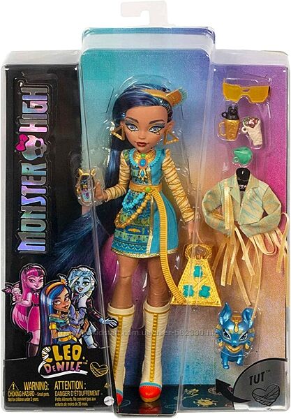 Кукла Клео де Нил с питомцем Монстер Хай Monster High Cleo De Nile 2022 