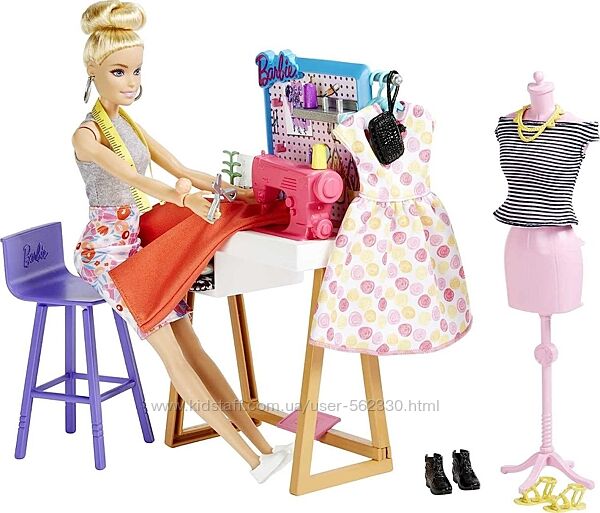 Набор кукла Барби Студия дизайна дизайнер одежды Barbie  Designer Studio