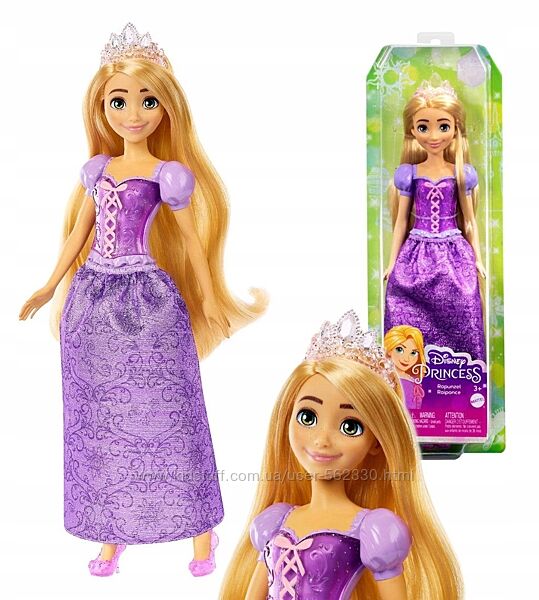 Кукла Disney Princess Rapunzel Принцесса Рапунцель Mattel HLW02/HLW03 
