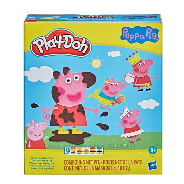 Пластилин Плей до Свинка Пеппа Стильный набор Play-Doh Peppa Pig 