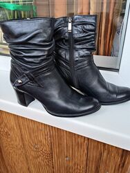 Полусапожки женские черные