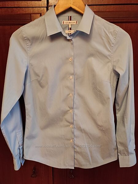 Шикарная рубашка блузка Tommy Hilfiger р. S оригинал можно в школу