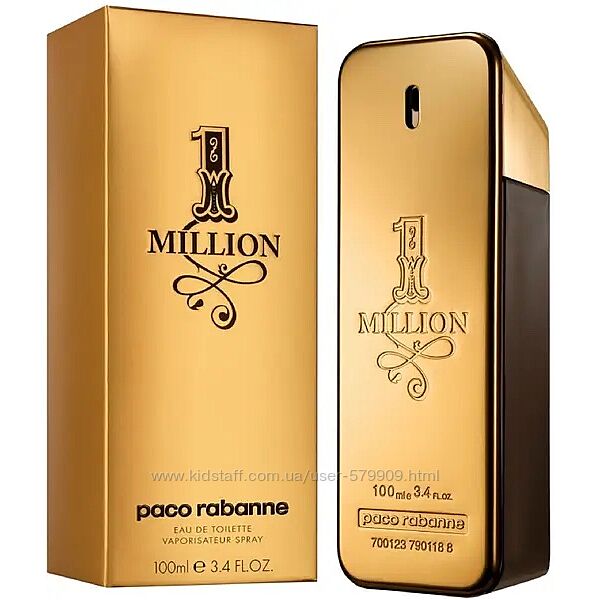 Туалетна чоловіча вода Paco Rabanne 1 Million 100 ml