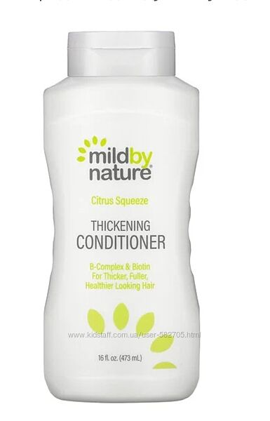 Mild By Nature, кондиціонер для густоти волосся ,473 мл