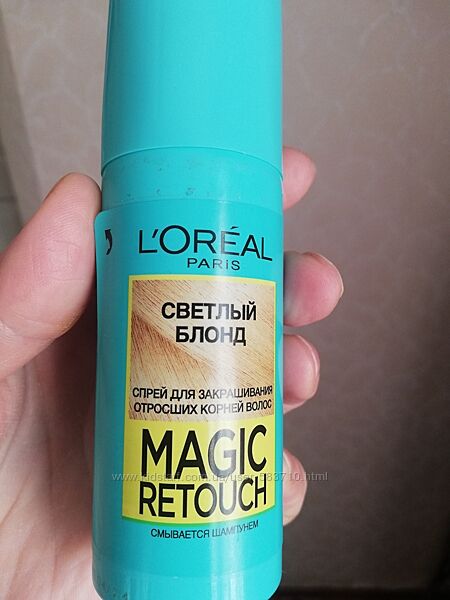 Спрей loreal magic retouch. Пів бутилки. 