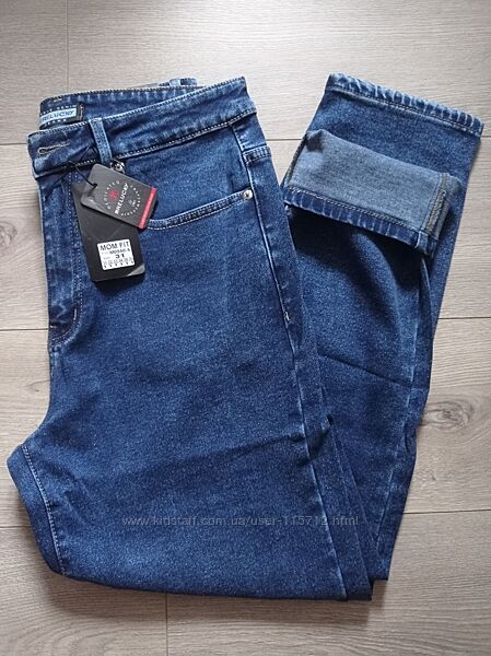 Класні джинси на байці Relucky mom батал