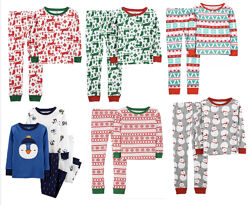 Новорічна піжама пижама Carters Новогодняя 4 - 12 років