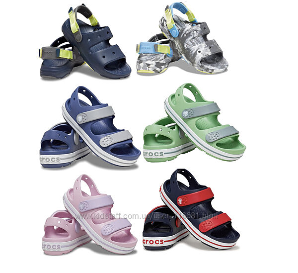Сандалии сандалі Crocs Classic All Terrain C12 C13 J2 J1 J5 J6 босоніжки
