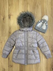 Курточка зима John Lewis 134-140 см 8-9 років шапочка в подарунок 