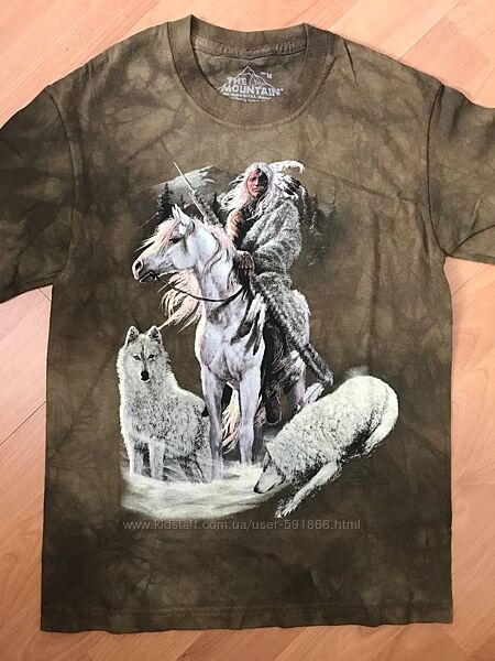 3-D оригинальная футболка Mountain , 8-10 лет 