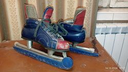 Коньки беговые советские мужские, хоккейные детские