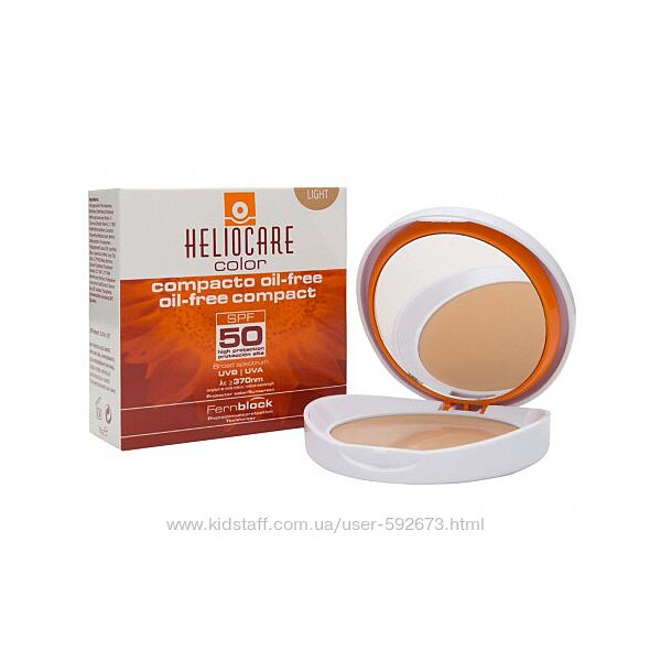 Солнцезащитная компактная пудра SPF 50 тон бежевый Heliocare Cantabria