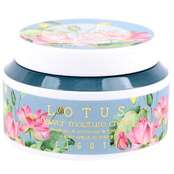 Крем для лица с эктрактом лотоса Jigott Lotus Flower Moisture Cream