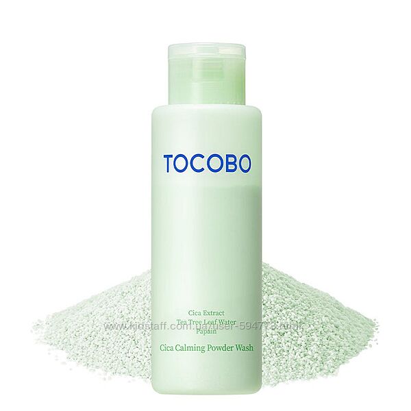 Ензимна пудра для вмивання для чутливої шкіри  TOCOBO Cica Calming Powder 