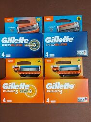 Картриджи для бритья Gillette Fusion Оригинал, 4шт. , Германия 