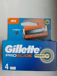 Оригинальные картриджи Giliette Fusion Proglide Power, 4шт, Германия 