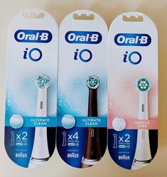 Насадки Oral b iO Ultimate Clean, Gentle Care, Ortho  оригінал, Німеччина 