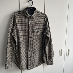 Тепла оригінальна рубашка з налокітниками в клітинку Polo by Ralph Lauren S
