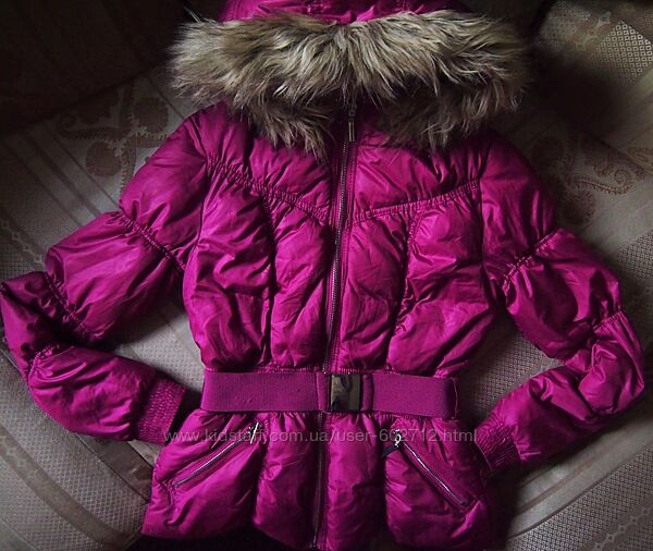 Зимняя еврозима демисезонная куртка HM Caprice р. S 13-14 л. рост 158-164