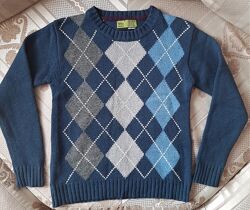 Стильный полушерстяной свитер, джемпер Skhuaban Корея 9-11 лет, р.134-146 с