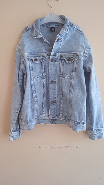 Джинсова куртка для дівчинки,9-10 р, H&M