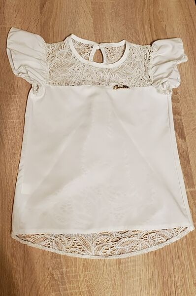 Блуза бабочка с очень красивой спинкой из кружева р.122 на 116