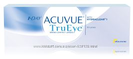 Однодневные Контактные линзы 1 day Acuvue TruEye, Acuvue Moist
