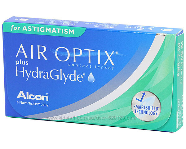 Акция 3 плюс 1 Air Optix HydraGlyde astigmatism