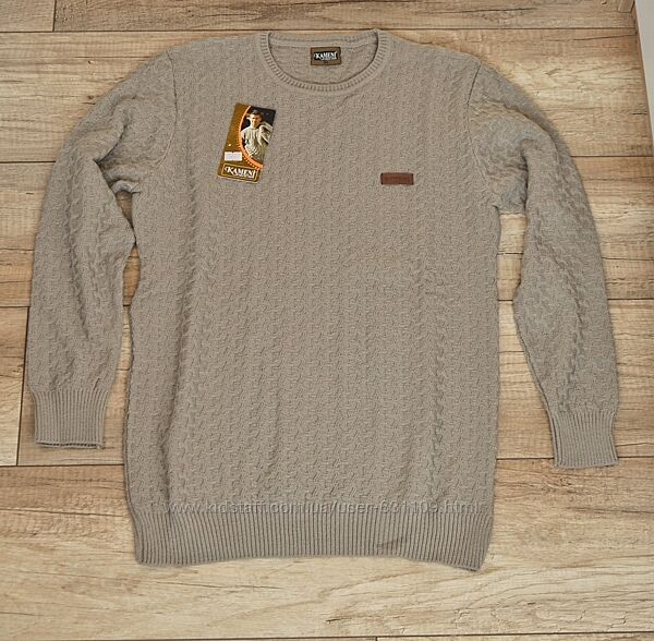 Розпродаж, Kameni, турецька чоловіча кофта, якісний светр бежевого кольору