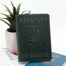 Обкладинка на паспорт шкіряна Герб 