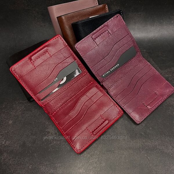 Маленький жіночий гаманець ручної роботи Grande Pelle