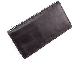 Жіночий шкіряний гаманець із зовнішньою блискавкою Grande Pelle 