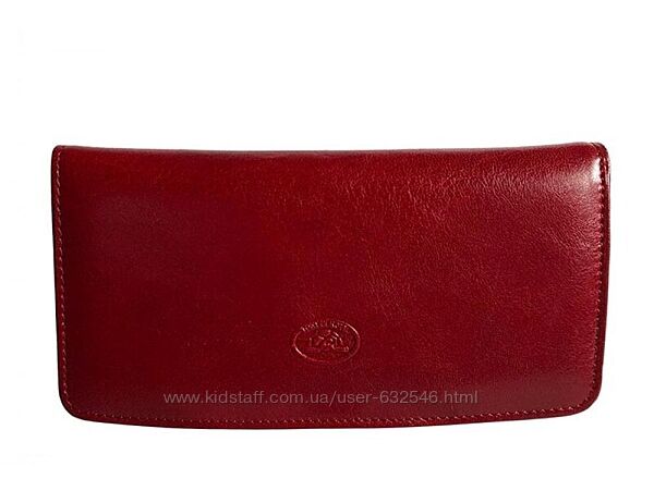 Яскравий жіночий гаманець червоного кольору Vernazza Tony Perotti  