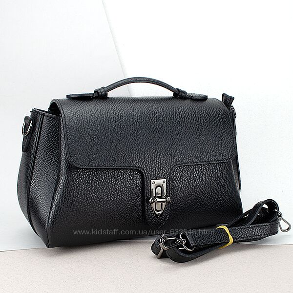 Сумка жіноча шкіряна на застібці Virginia Conti