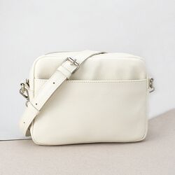Сумка жіноча шкіряна чорна Handycover  кросбоді через плече