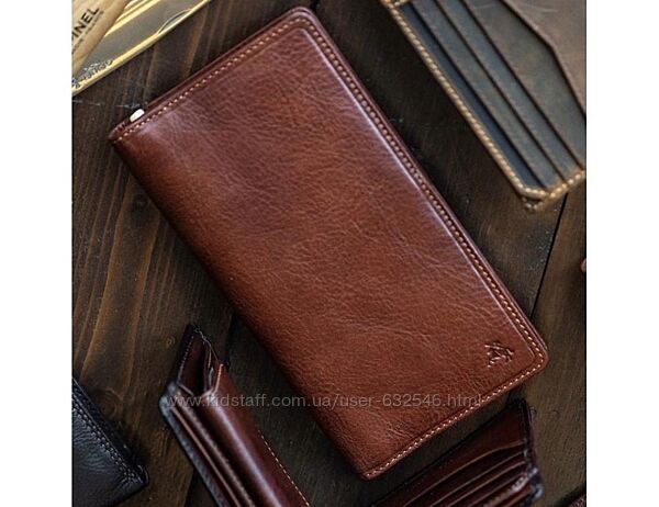 Шкіряний чоловічий гаманець Visconti Carrara c RFID